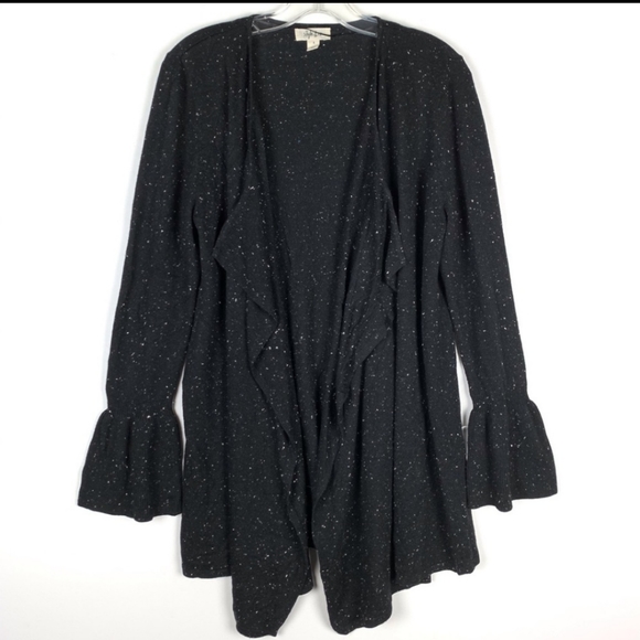 Style & Co Ruffle Sleeve Cardigan Sweater - Medium - Picture 4 of 11